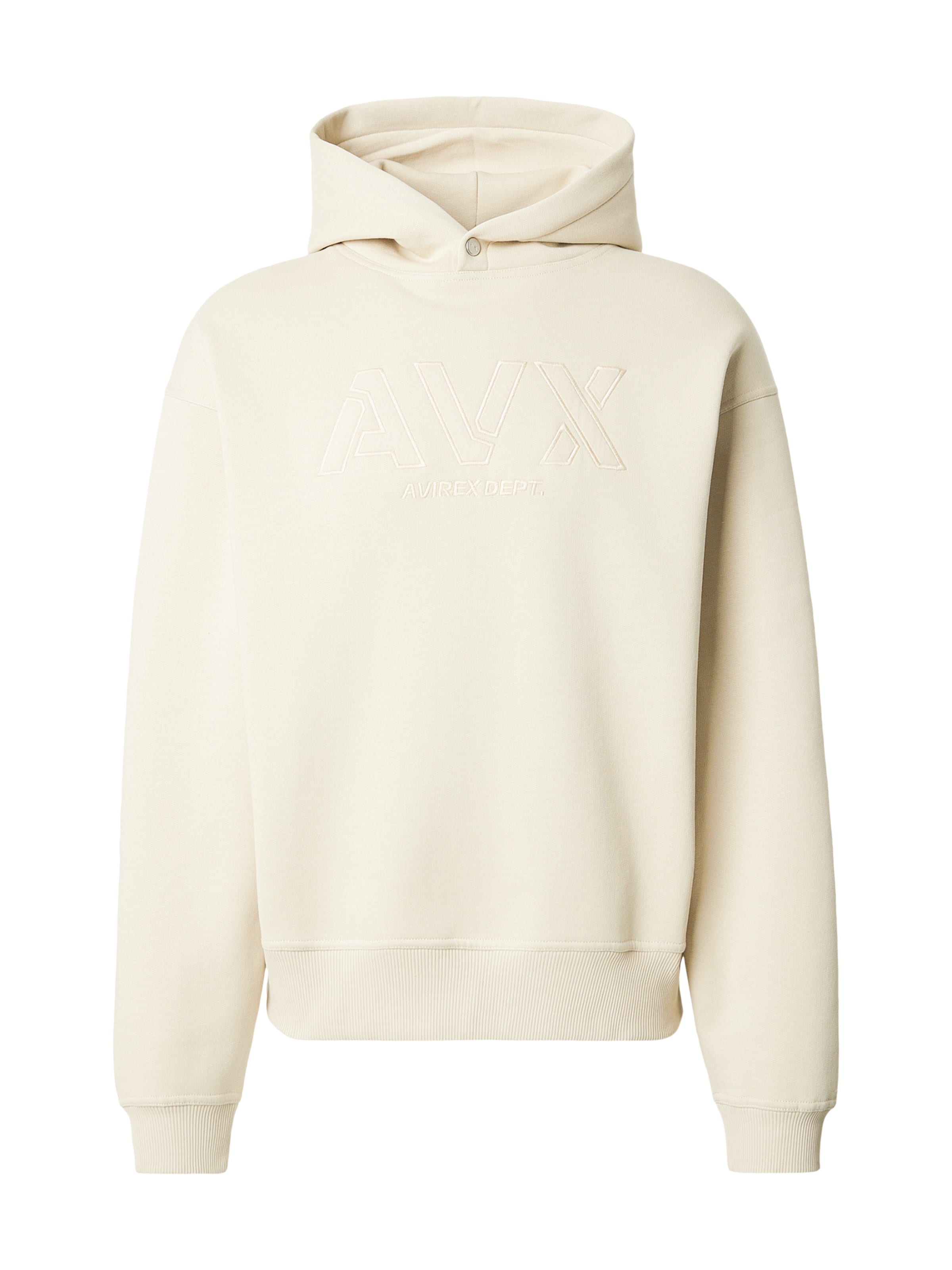 Sweat de sport 'VITAL' Avirex en marron : devant