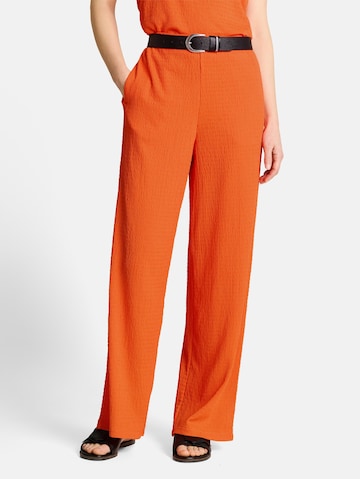 TOM TAILOR DENIM Wide Leg Hose in Orange: Vorderseite