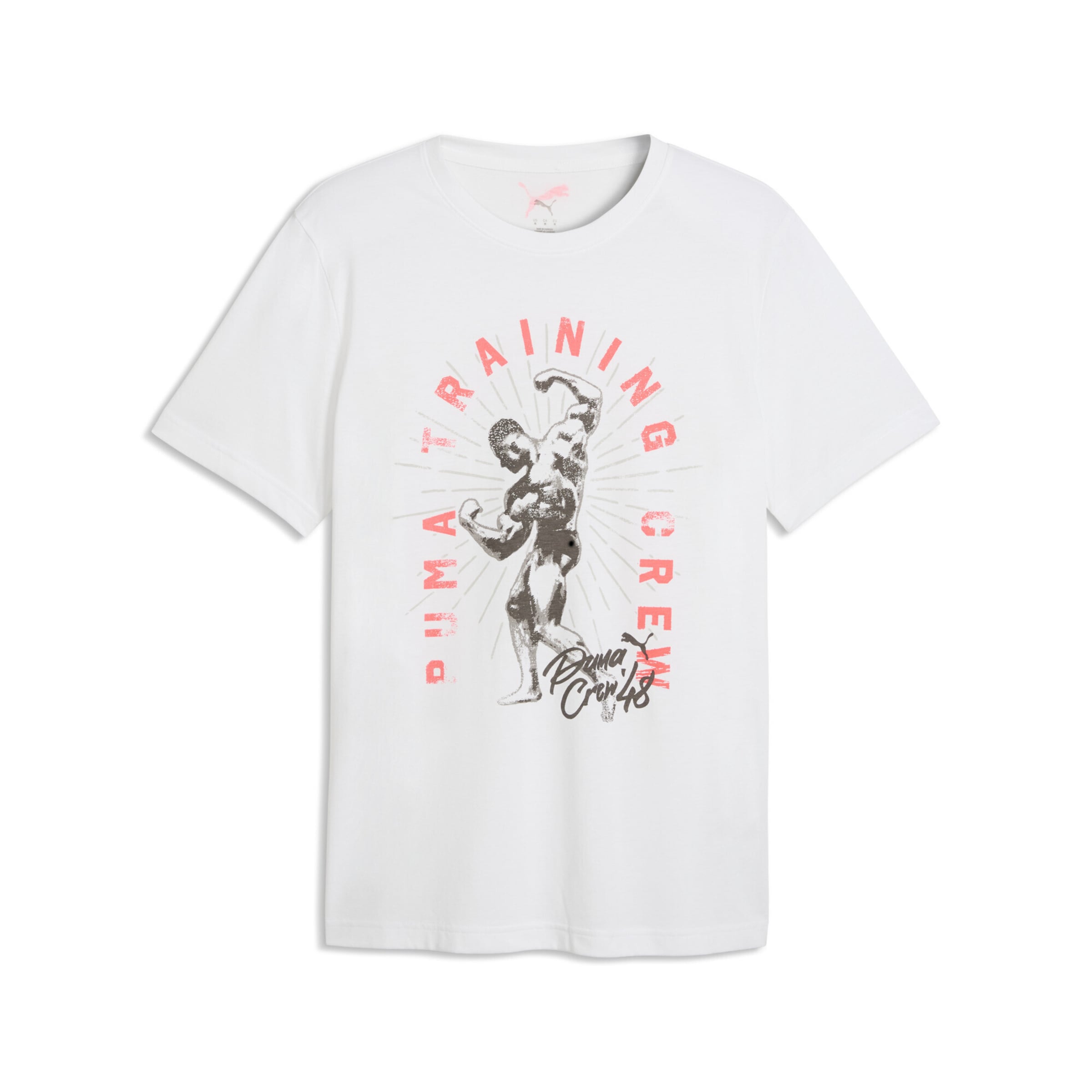 T-Shirt fonctionnel PUMA en blanc : devant