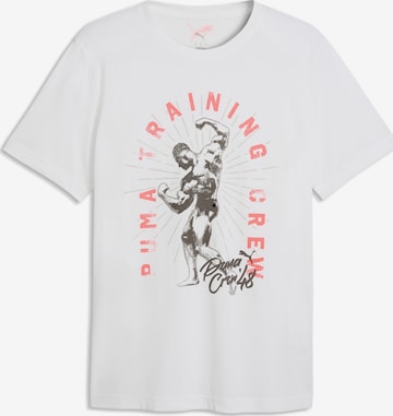 T-Shirt fonctionnel PUMA en blanc : devant
