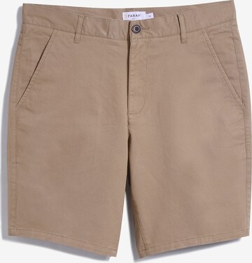 Regular Pantalon chino 'Hawk' FARAH en beige : devant