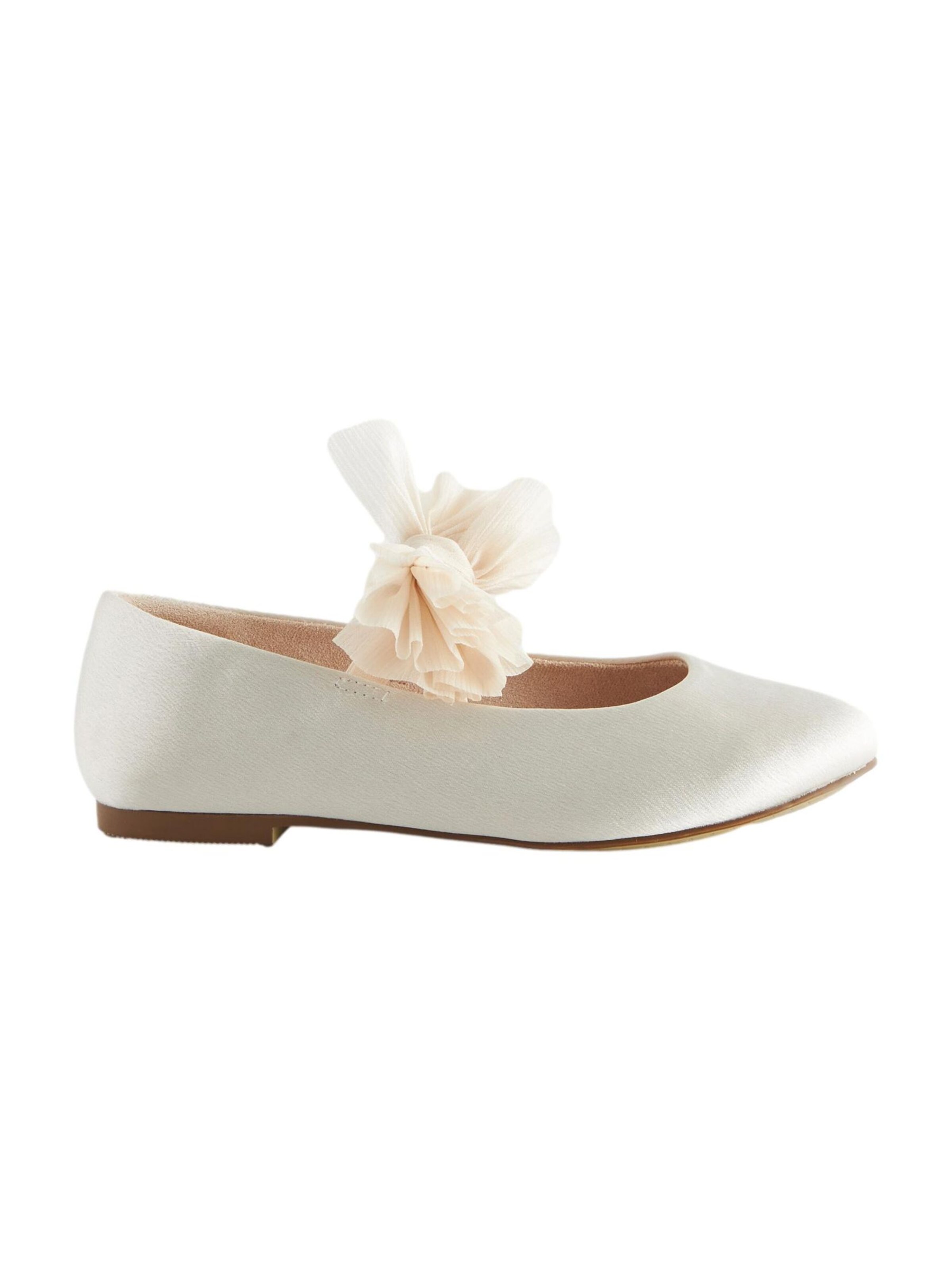 Next Ballet Flats in Gold: front