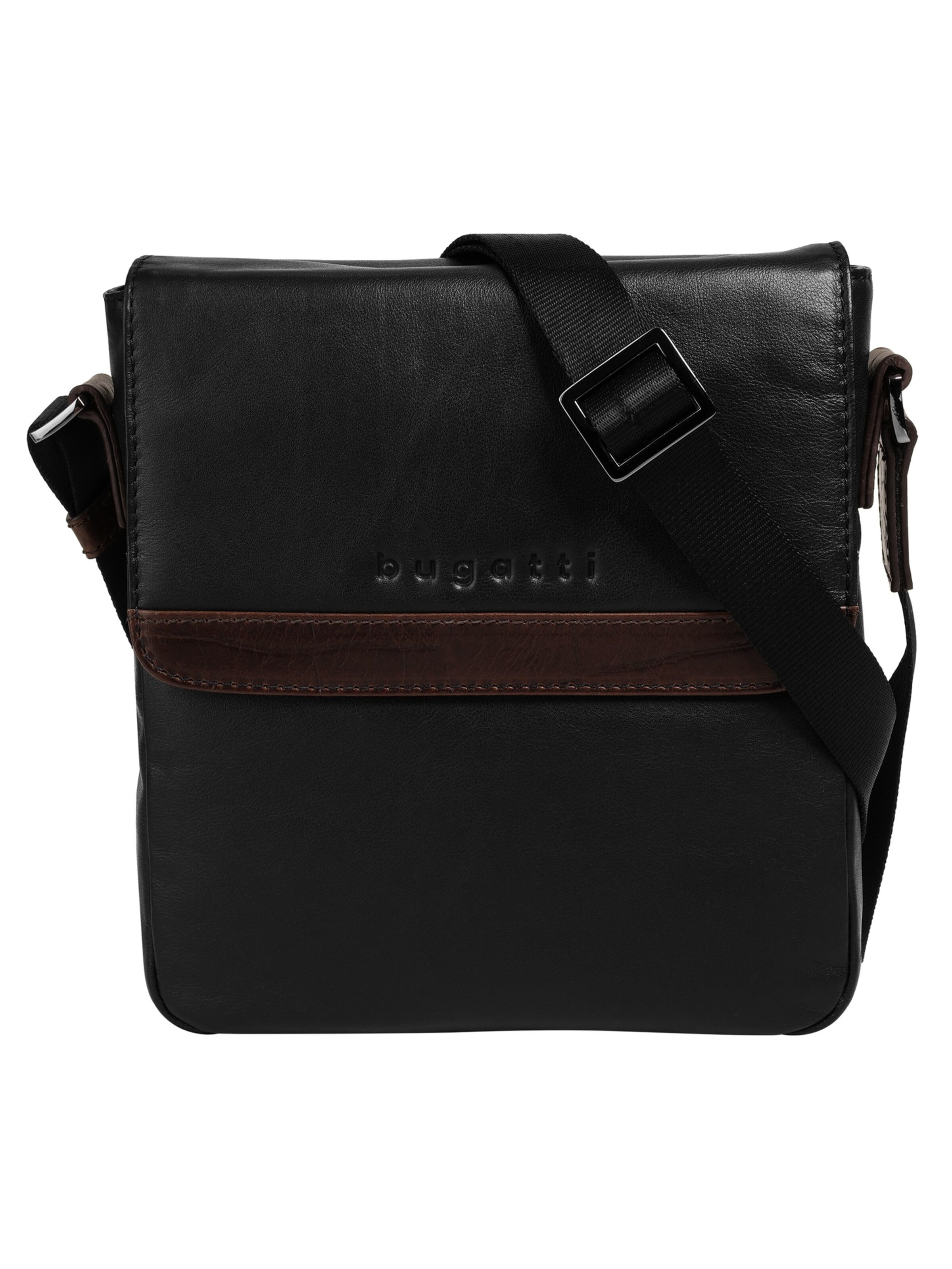 bugatti - Bolso de hombro 'CORSO DELUXE' en negro: frente