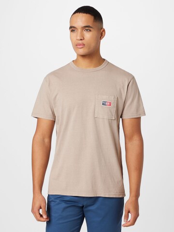 TOMMY HILFIGER T-Shirt in Beige: predná strana