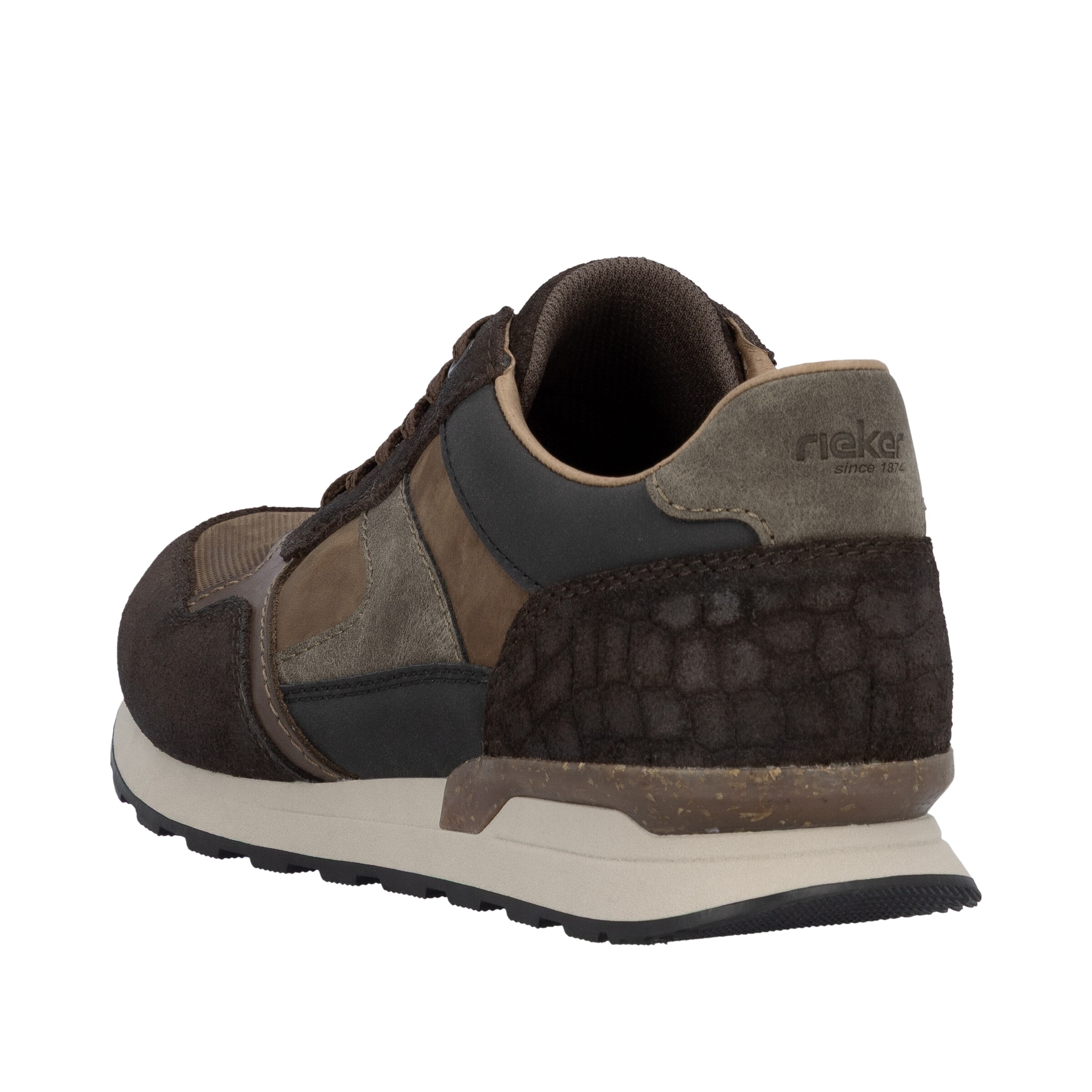 Baskets basses Rieker en marron