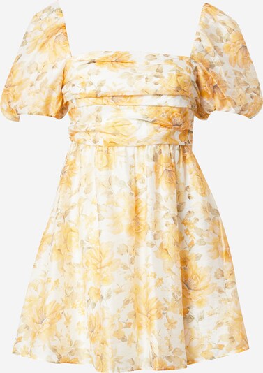 Forever New Robe d’été 'Liana' en jaune / olive / blanc cassé, Vue avec produit
