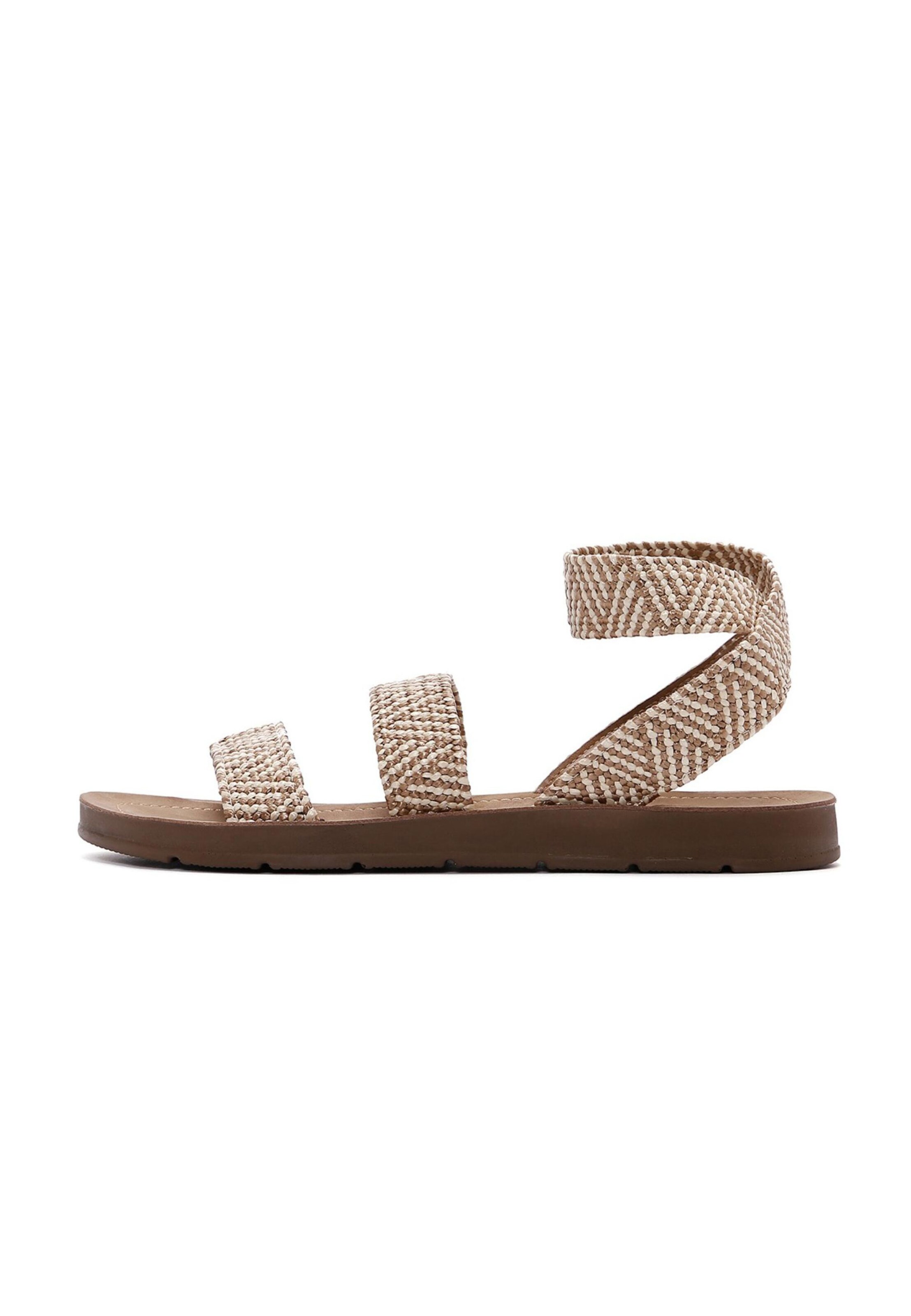 Derimod Sandaal in Beige: voorkant