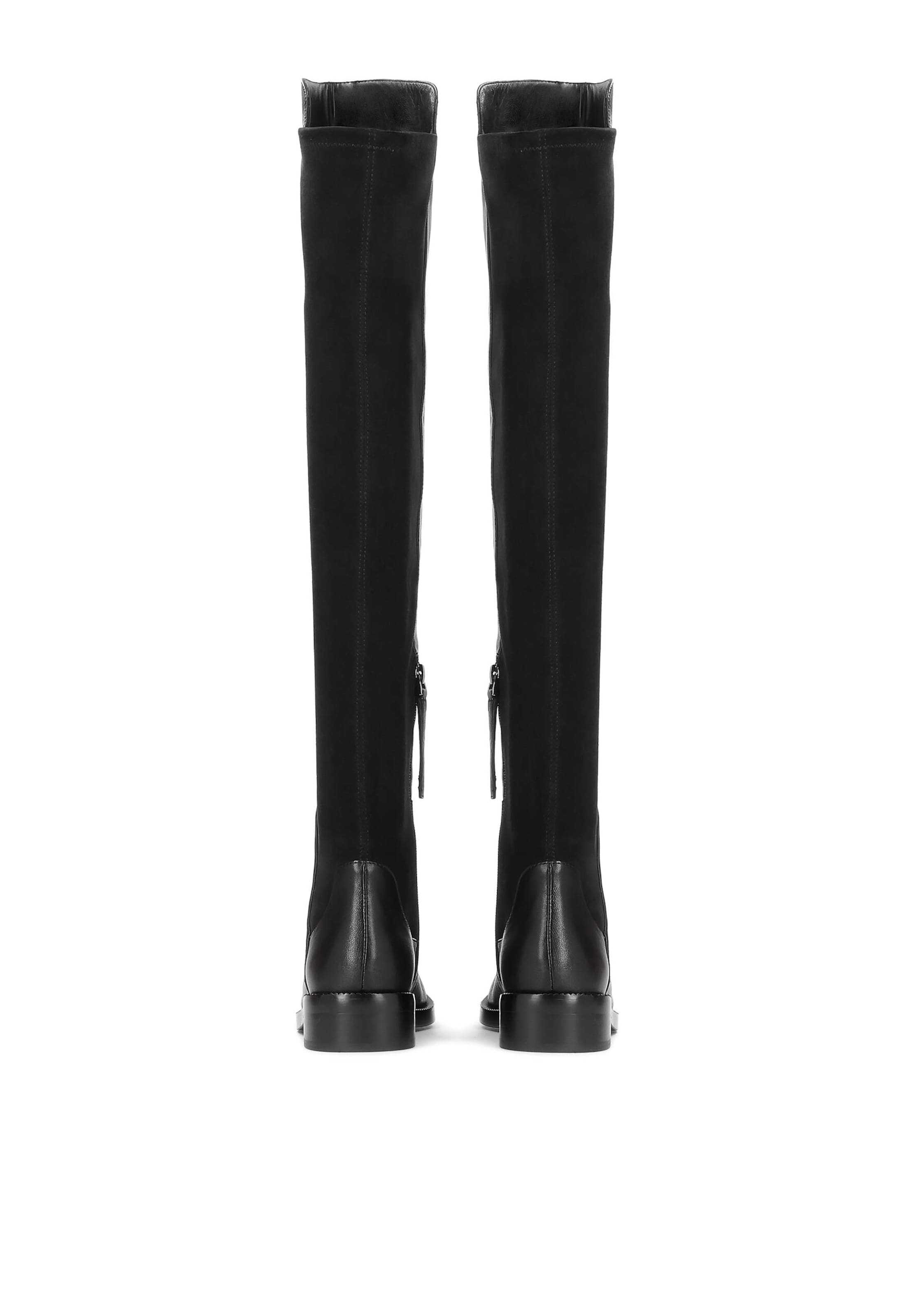 Kazar Overknees in Schwarz