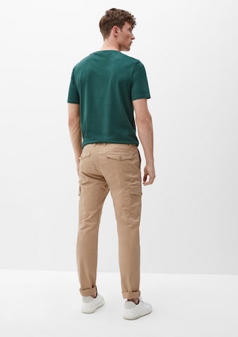 s.Oliver Regular Cargohose in Beige