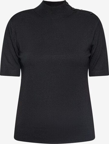 Pull-over usha BLACK LABEL en noir : devant