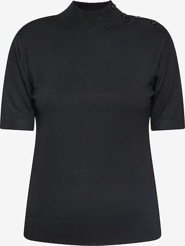 Pull-over usha BLACK LABEL en noir : devant