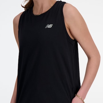 new balance Sporttop 'Essentials' in Zwart