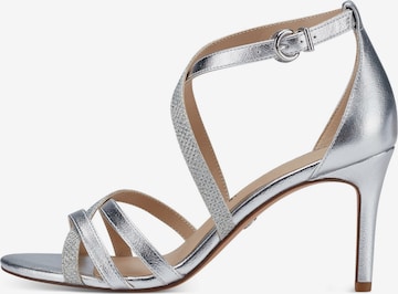 TAMARIS Strap Sandals 'Woms' in Silver