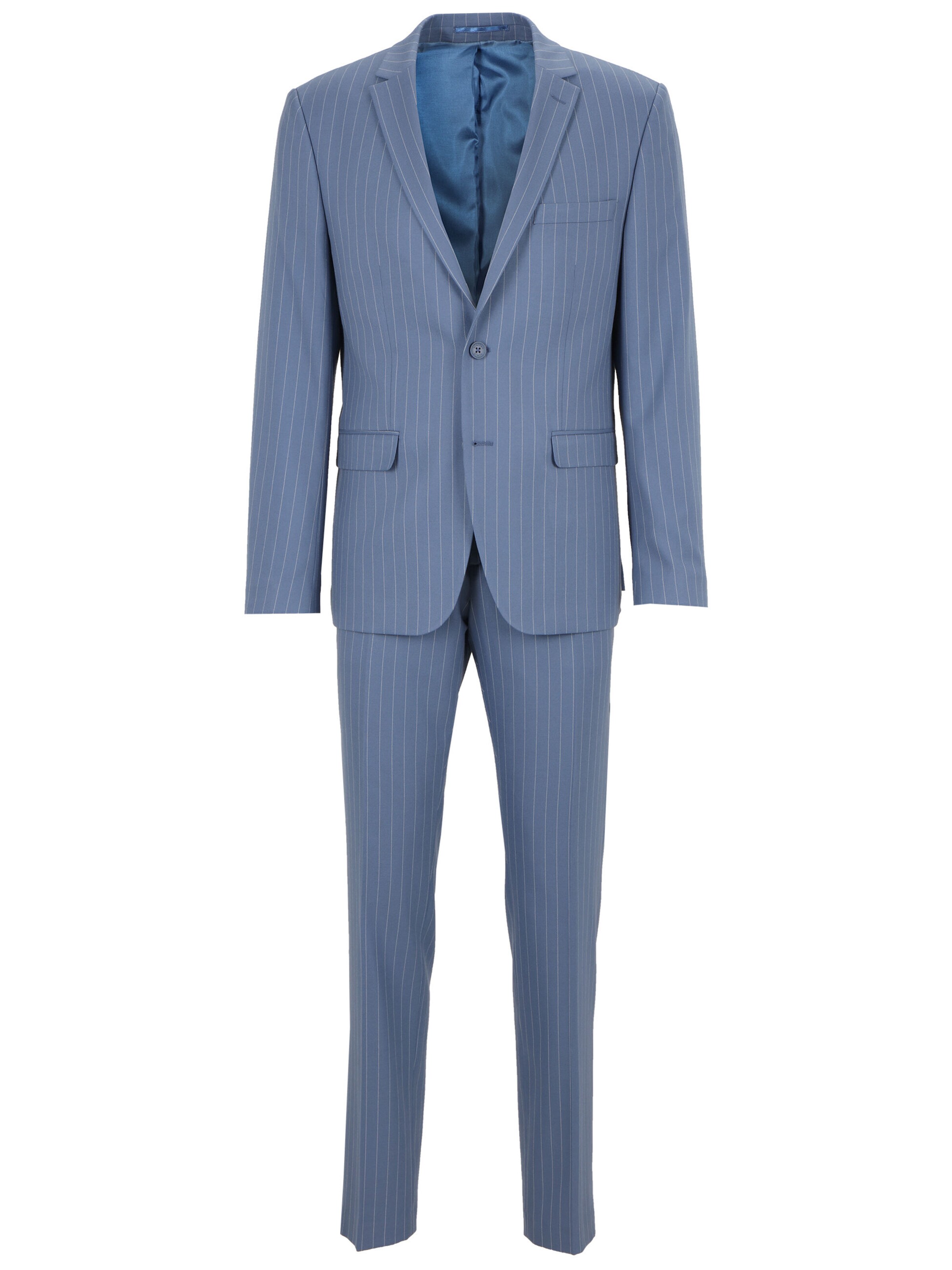 Steffen Klein Slim fit Suit in Blue: front