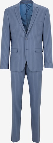 Coupe slim Costume Steffen Klein en bleu : devant