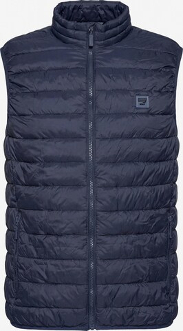 Carrera Jeans Weste 'Windproof' in Blau: Vorderseite