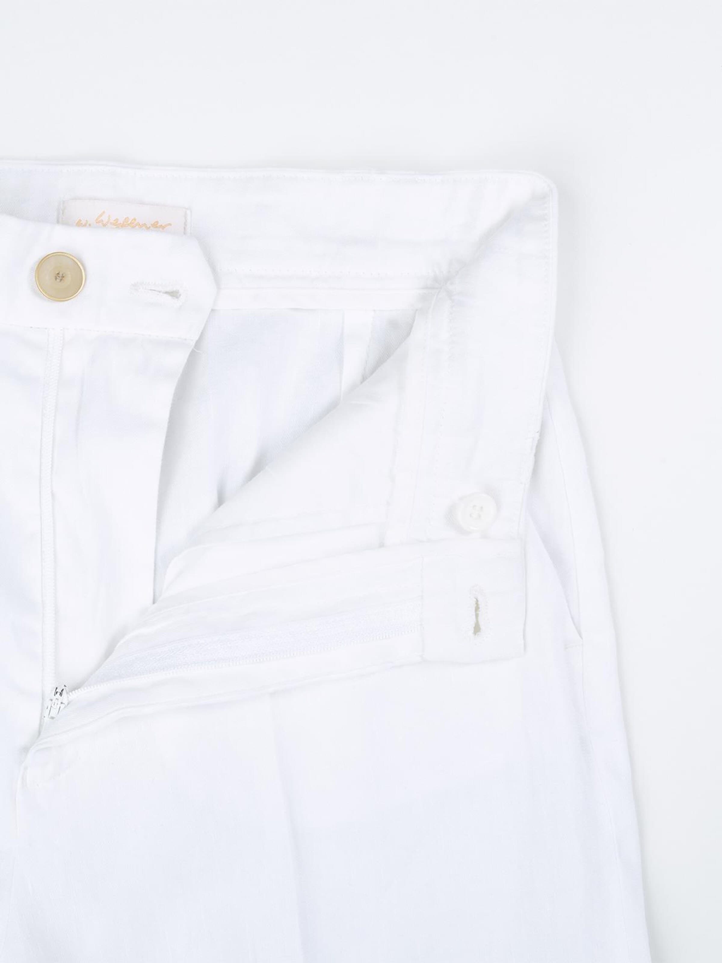 Flared Pantaloni per costume tradizionale 'Martha 7688' di W. Wegener in bianco