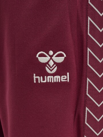 Hummel Tapered Workout Pants in Purple
