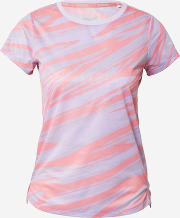 MIZUNO Funkcionalna majica | vijolična barva: sprednja stran
