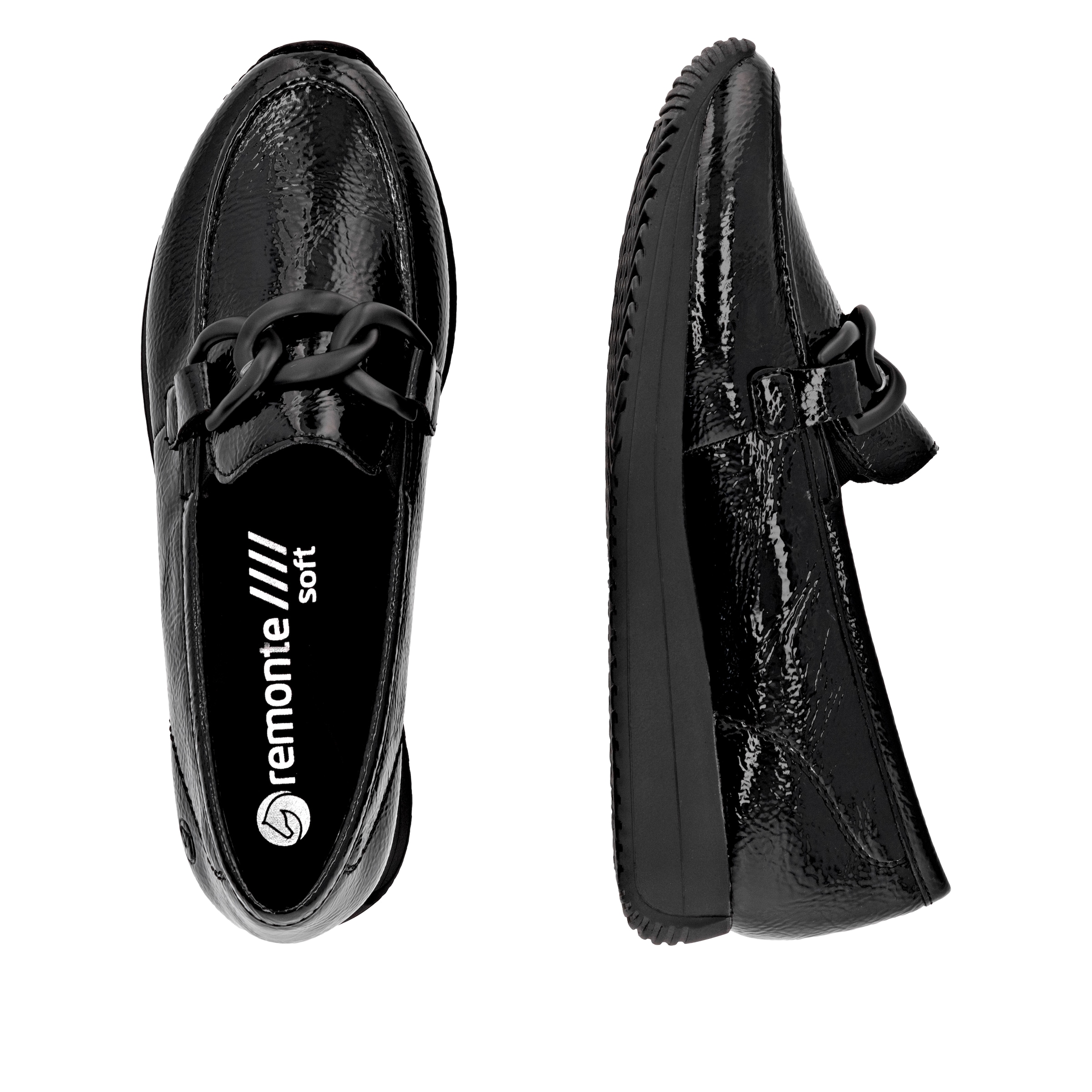 REMONTE Slipper in Schwarz