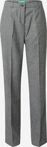 UNITED COLORS OF BENETTON Regular Pantalon in Zwart: voorkant