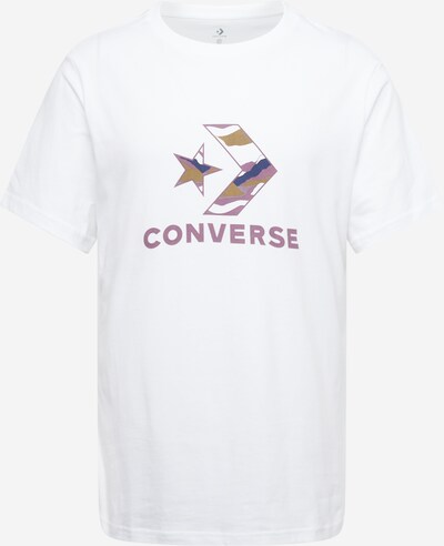 Maglietta 'WINTER STAR' CONVERSE di colore blu scuro / canna / rosso violaceo / bianco, Visualizzazione prodotti