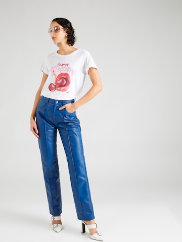 T-shirt 'DELICIOUS' GUESS en blanc