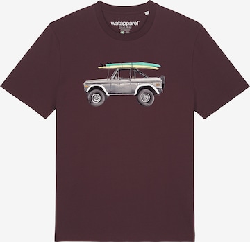 Watapparel T-Shirt ' Surf Pickup ' in Rot: Vorderseite