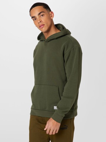 HOLLISTER Sweatshirt in Grün: Vorderseite