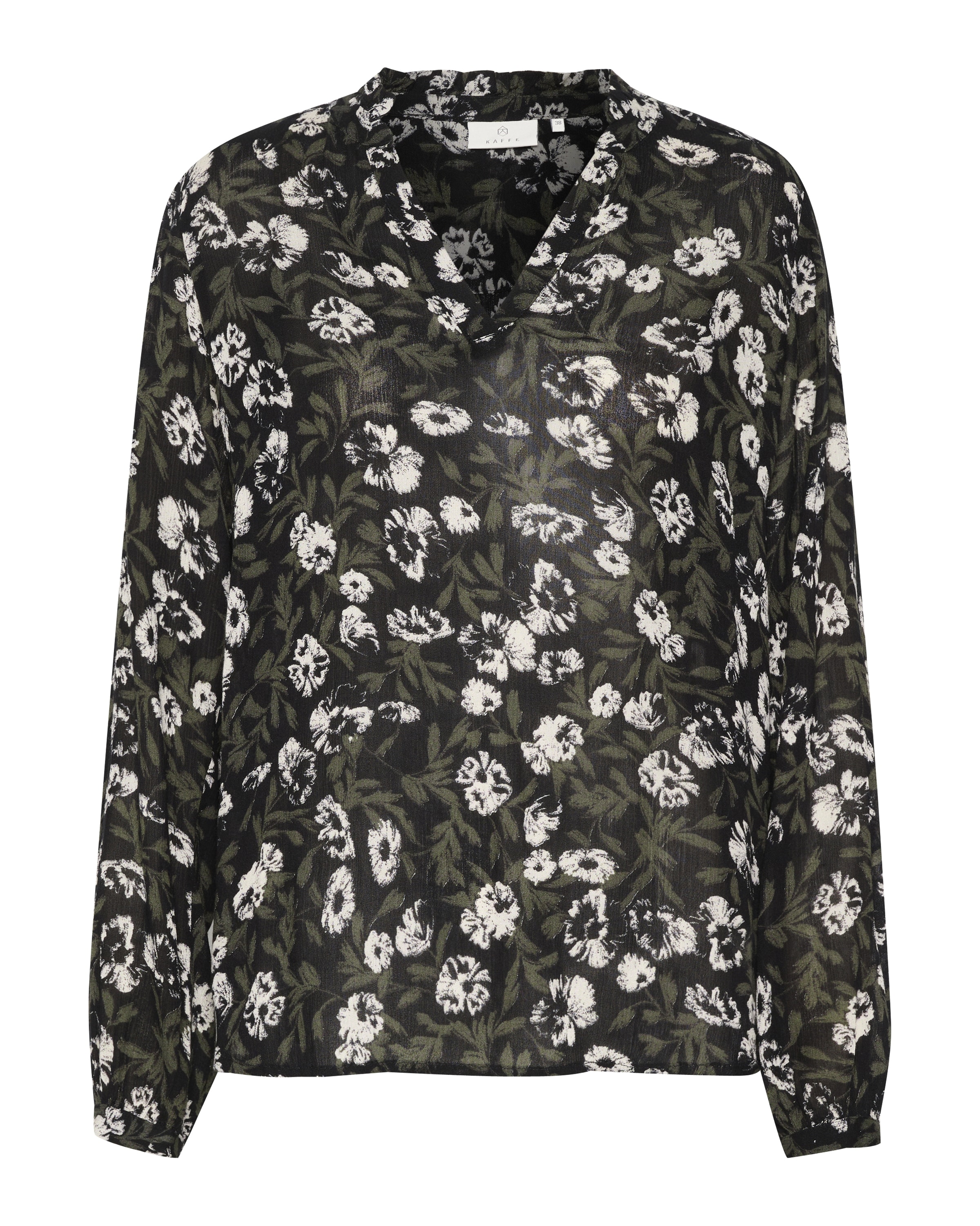 Kaffe Bluse 'Margit' in Grün: Vorderseite