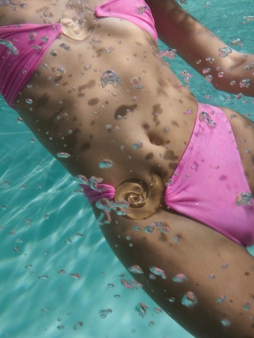 rozā SALT&WAVE Bikini apakšdaļa 'Aphrodite Bottoms': no priekšpuses