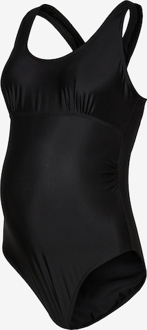 Bustier Maillot de bain 'Veronica' MAMALICIOUS en noir : devant