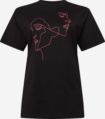 T-shirt 'Ladies One Line' Merchcode en noir : devant