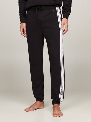 TOMMY HILFIGER Tapered Broek in Zwart: voorkant