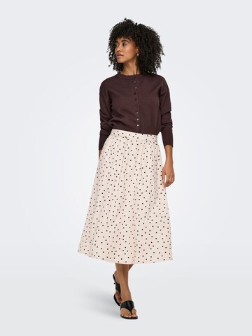 ONLY Skirt 'ONLAris' in Beige