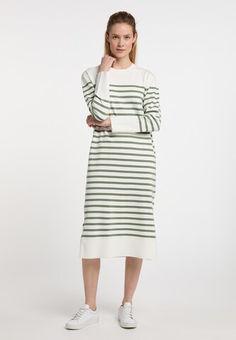 DreiMaster Maritim Knit dress in White