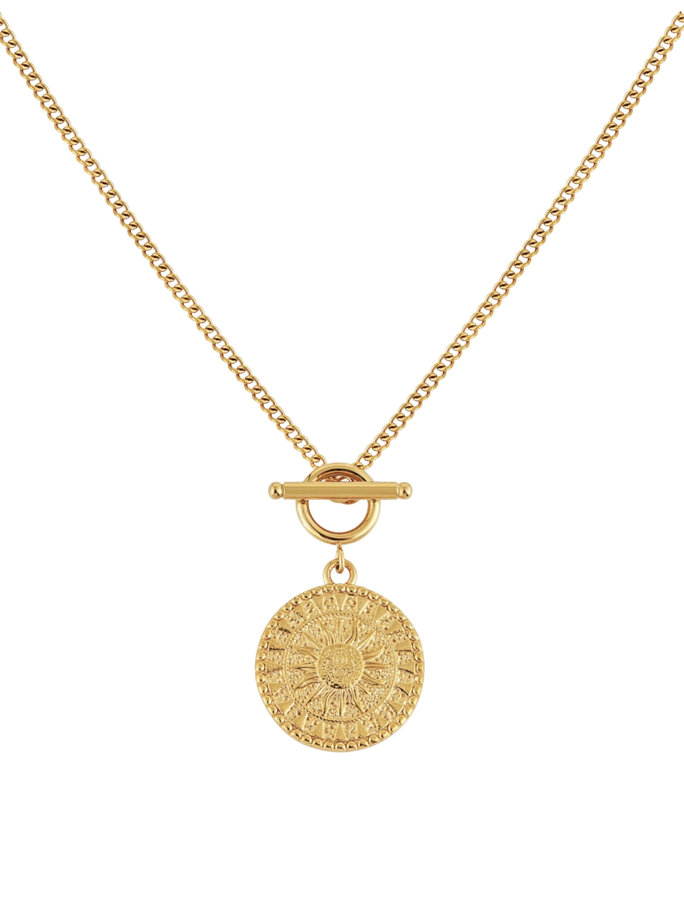 Chaîne 'Sonne' GOOD.designs en or : devant