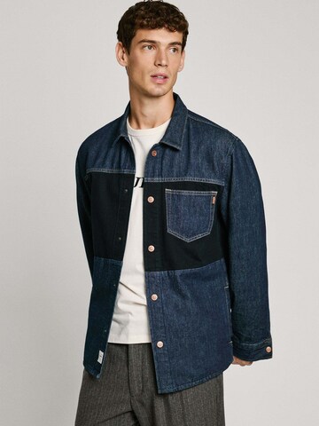 Pepe Jeans Comfort Fit Hemd 'Baz' in Blau: Vorderseite