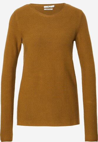 TOM TAILOR Sweater in Green: front