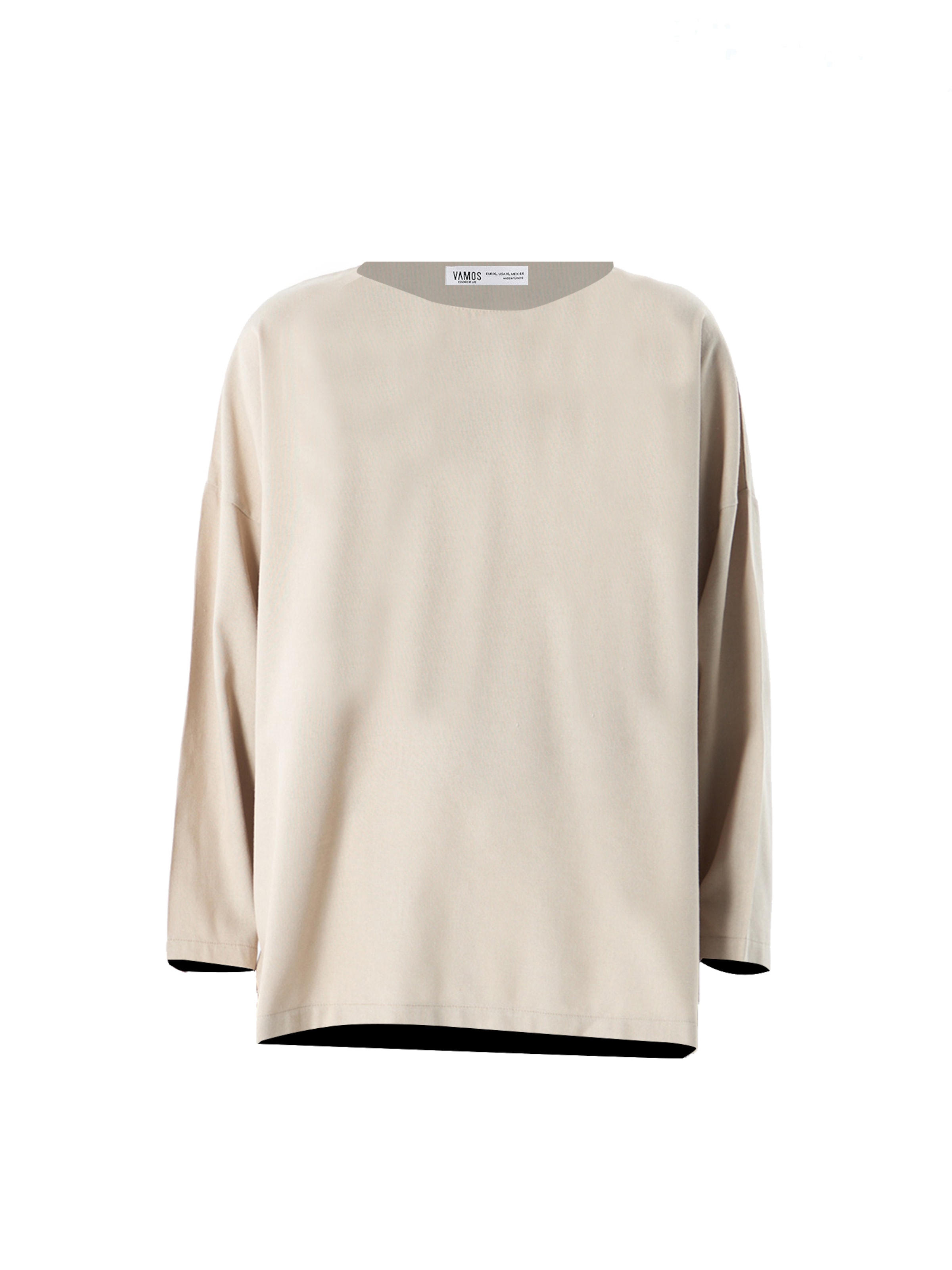 Pull-over VAMOS CLO en beige : devant