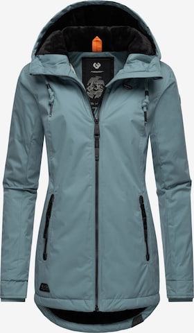 Ragwear Weatherproof jacket 'Zuzka' in Blue: front