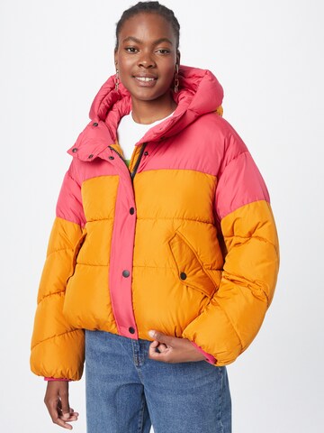 ESPRIT Zimní bunda – žlutá: přední strana