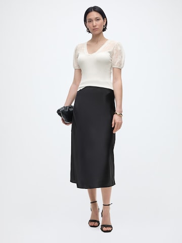 rosemunde - Camiseta 'Beatha' en beige