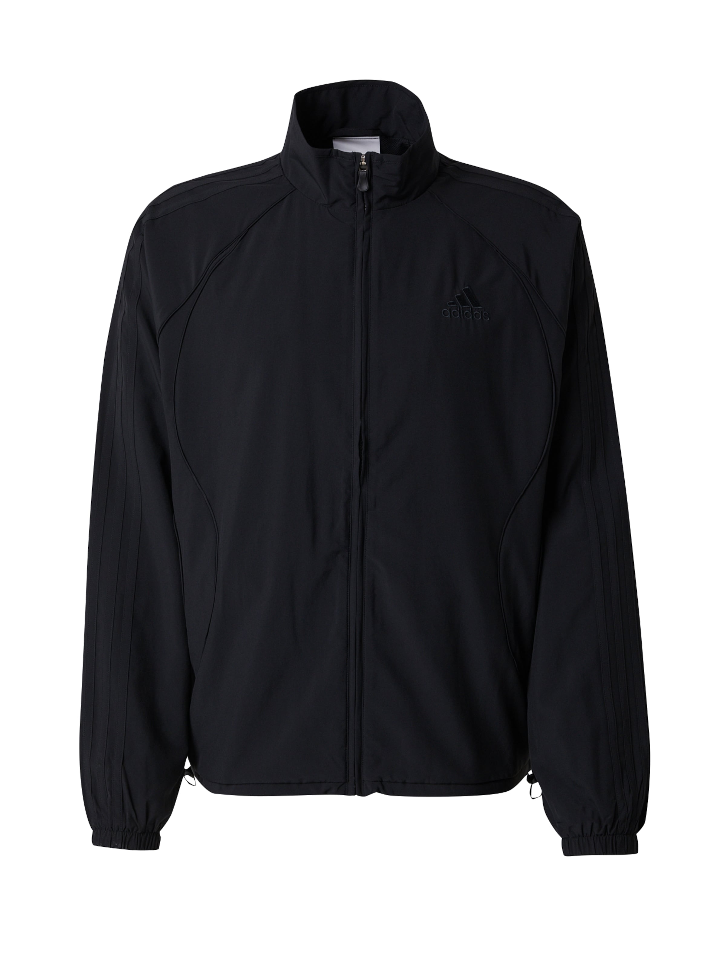 ADIDAS ORIGINALS Φθινοπωρινό και ανοιξιάτικο μπουφάν 'Teamgeist Adicolor' σε μαύρο: μπροστά