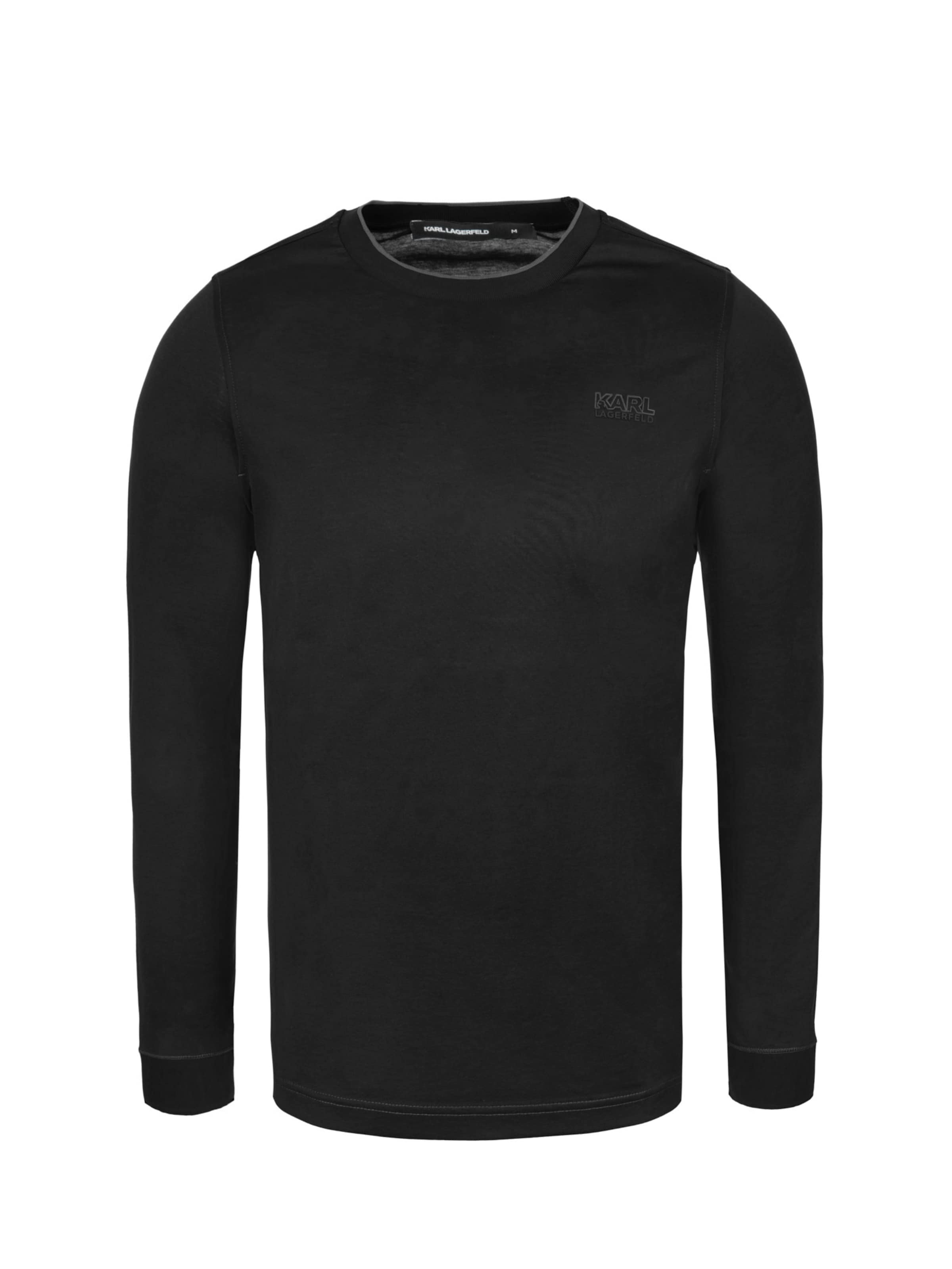 Maglietta di Karl Lagerfeld in nero: frontale