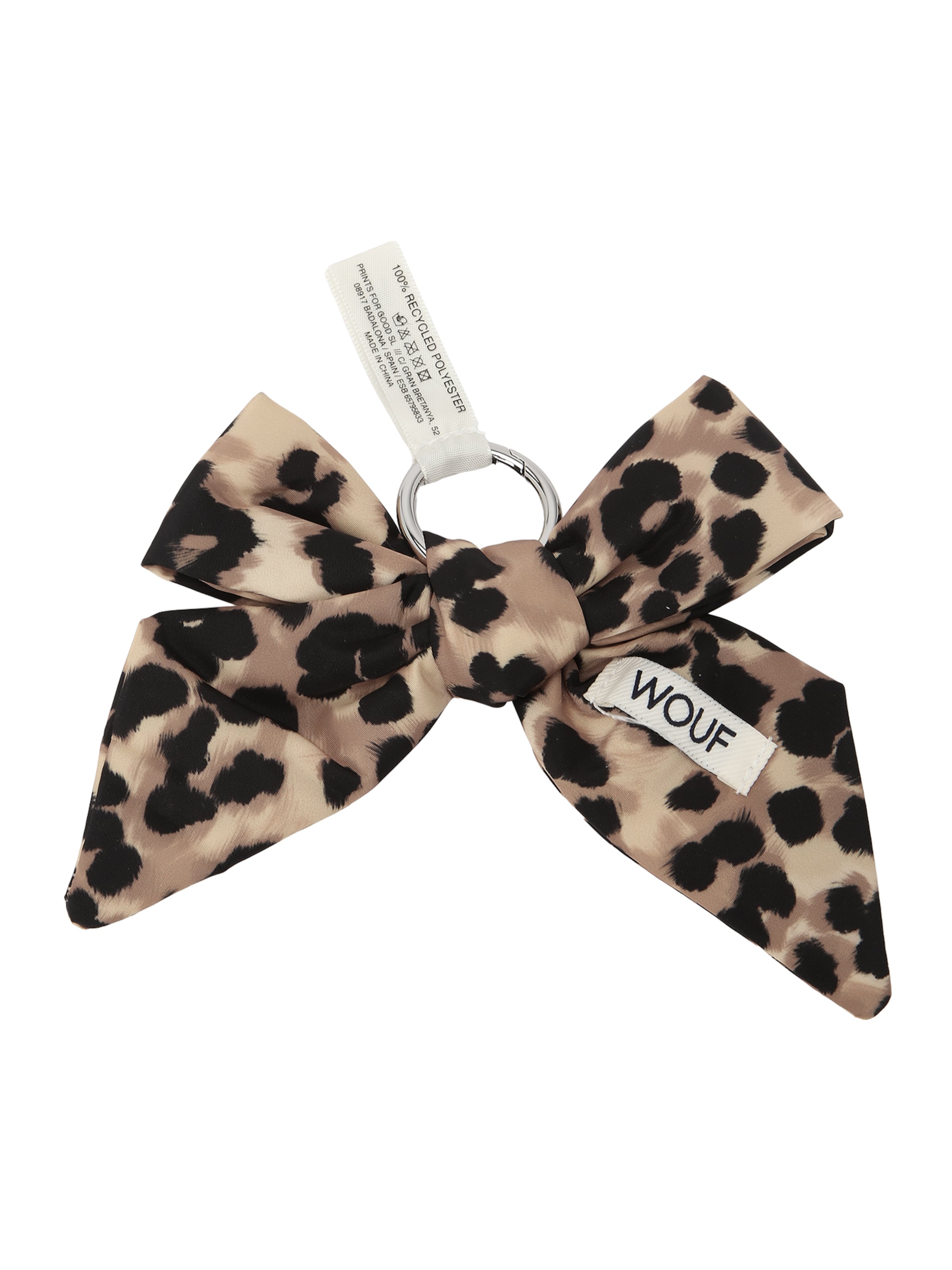 Porte-clés Wouf en beige : devant