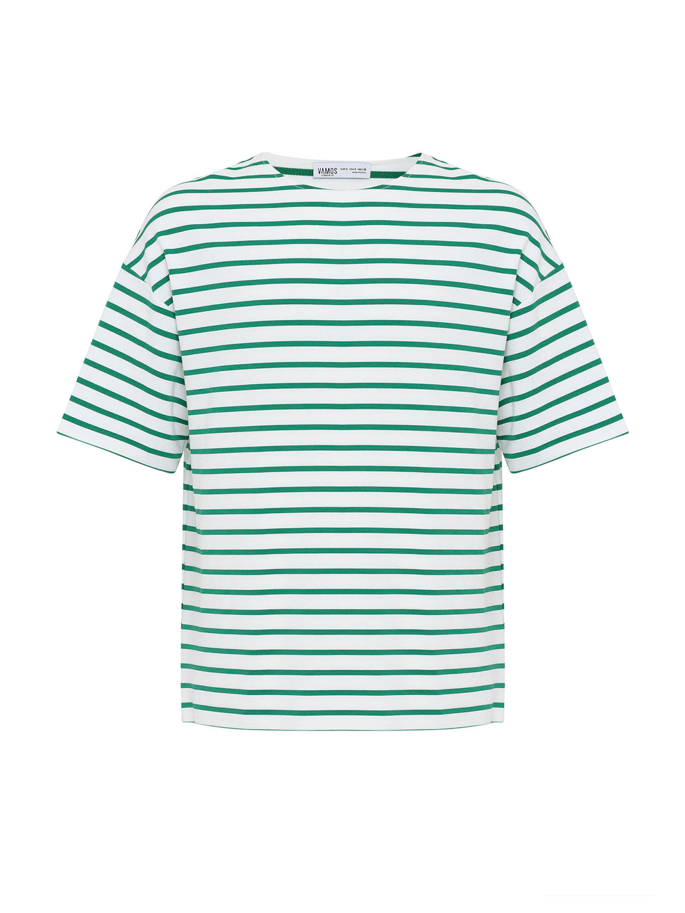 VAMOS CLO Tričko - Zelená: predná strana