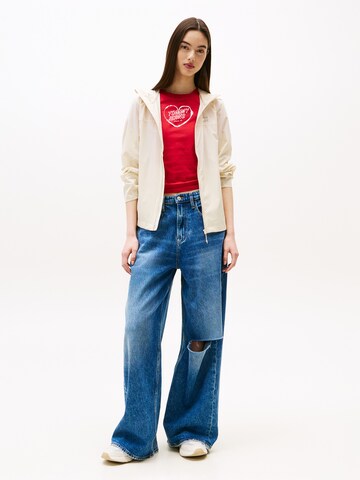 Tommy Jeans Демисезонная куртка в Бежевый