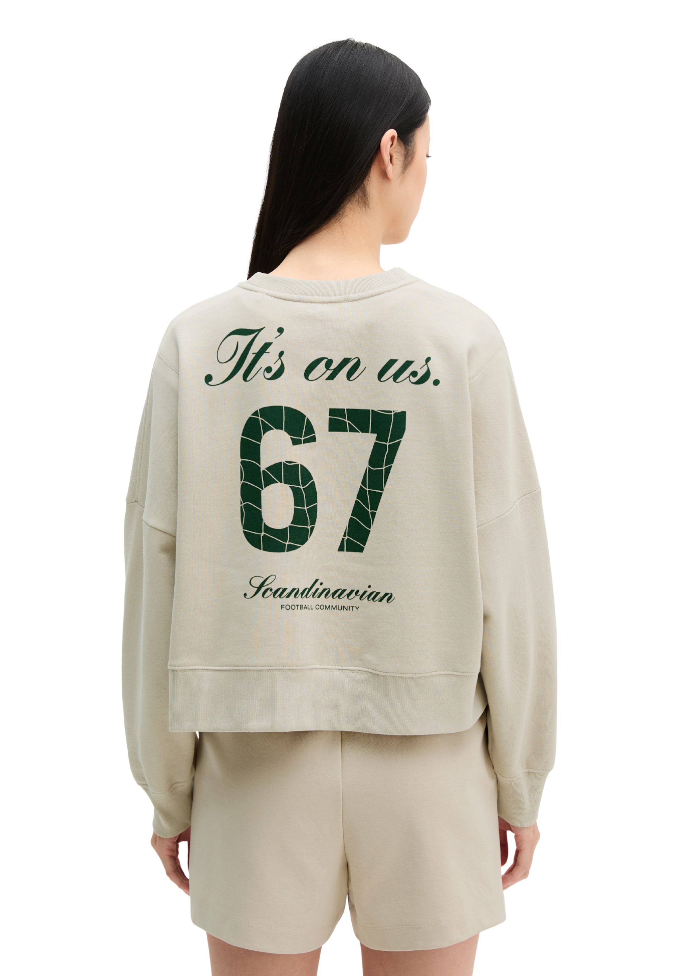 Marc O'Polo Sweatshirt in Beige