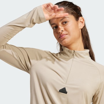 ADIDAS SPORTSWEAR Performance Shirt 'City Escape' in Beige